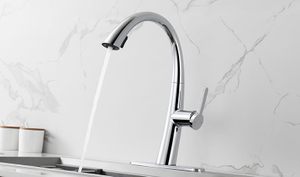 chrome finish pull down kitchen faucet - K114 01 01 2